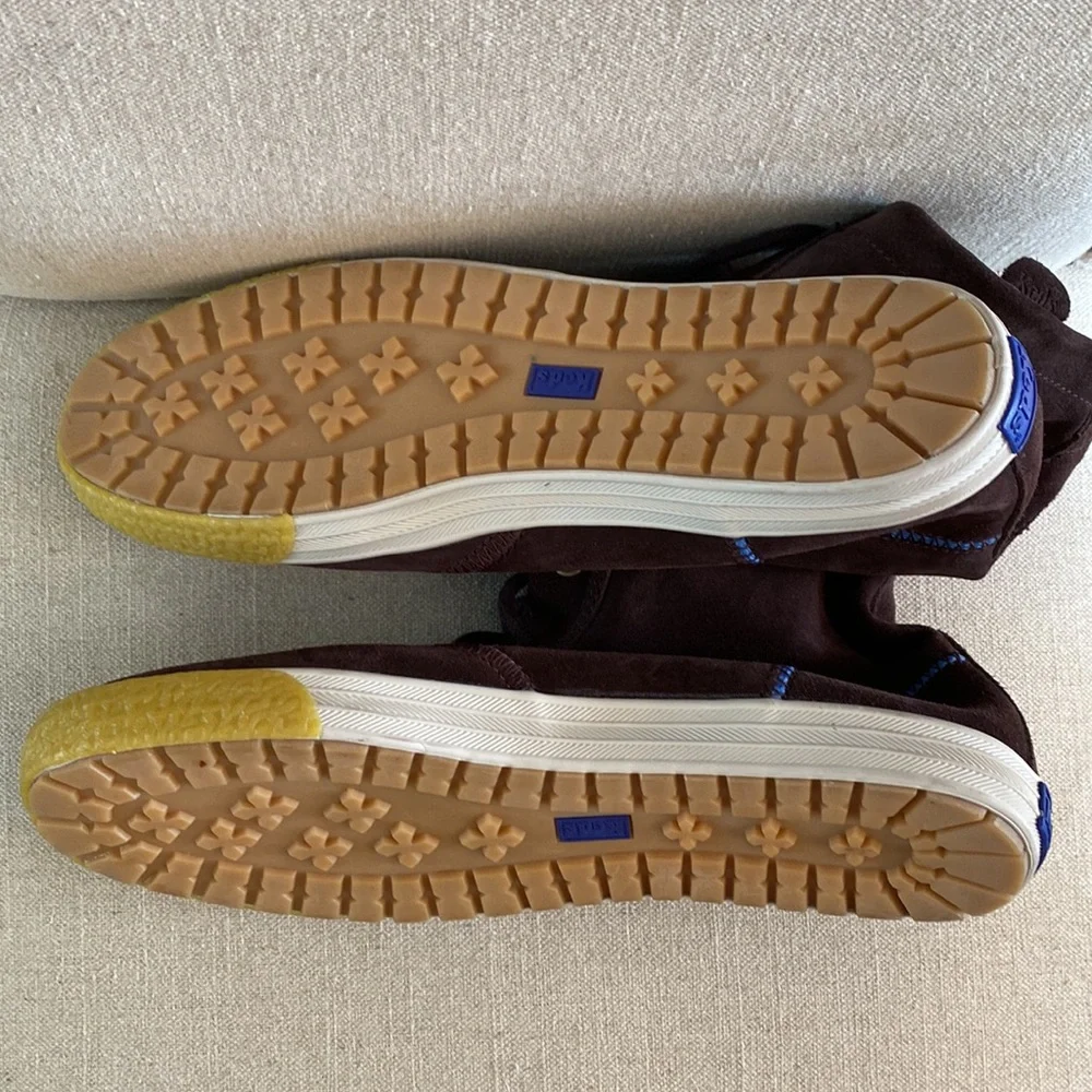 Keds Women’s Suede High Top Lace Up Sneakers Brown Size 10 - Picture 13 of 14